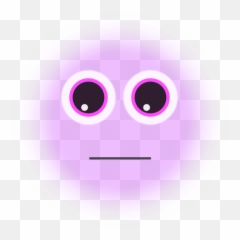 Iy Smiley Violet Surpris - Émoticône Clipart Cartoon Dot Emoji,Skunk Emoji