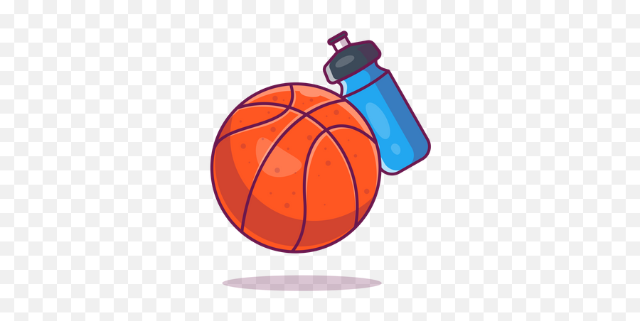 Best Premium Basketball Illustration - Basketball Illustration Emoji,Basketball Emotions Cartoon
