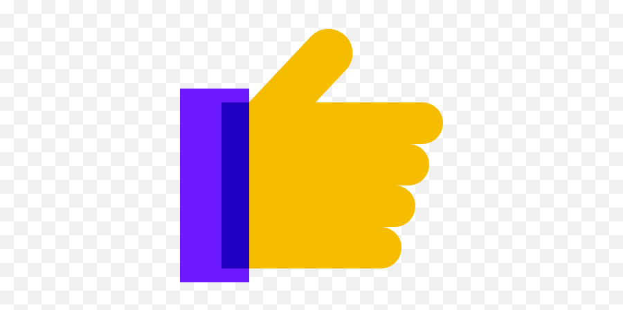 Thumbs Up Icon In Color Glass Style Emoji,Thtumbs Up Emoji