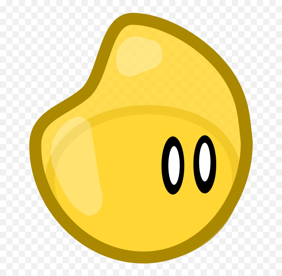 Free Clip Art Gold Jelly By Crankeye Emoji,:bluejelly: Emoticon