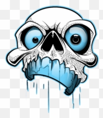 Dripping Skull Psd Psd Free Download Templates U0026 Mockups Emoji,Skull Blue Tear Skull Emoji