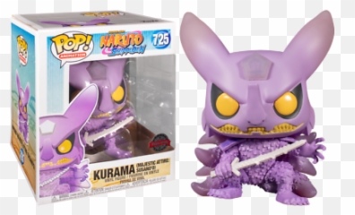 Naruto Shippuden - Kurama Majestic Attire 6 Pop Vinyl 6 Pop Protector Ebay Emoji,9 Tails Kurama Emoticon Transparant Background