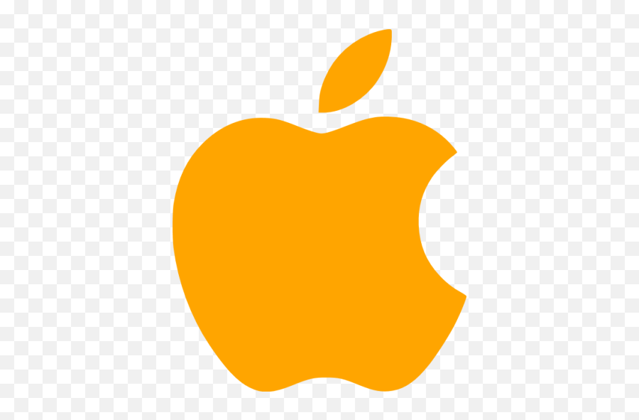 Orange Apple Icon - Free Orange Site Logo Icons Emoji,Apple Gun Emoticon
