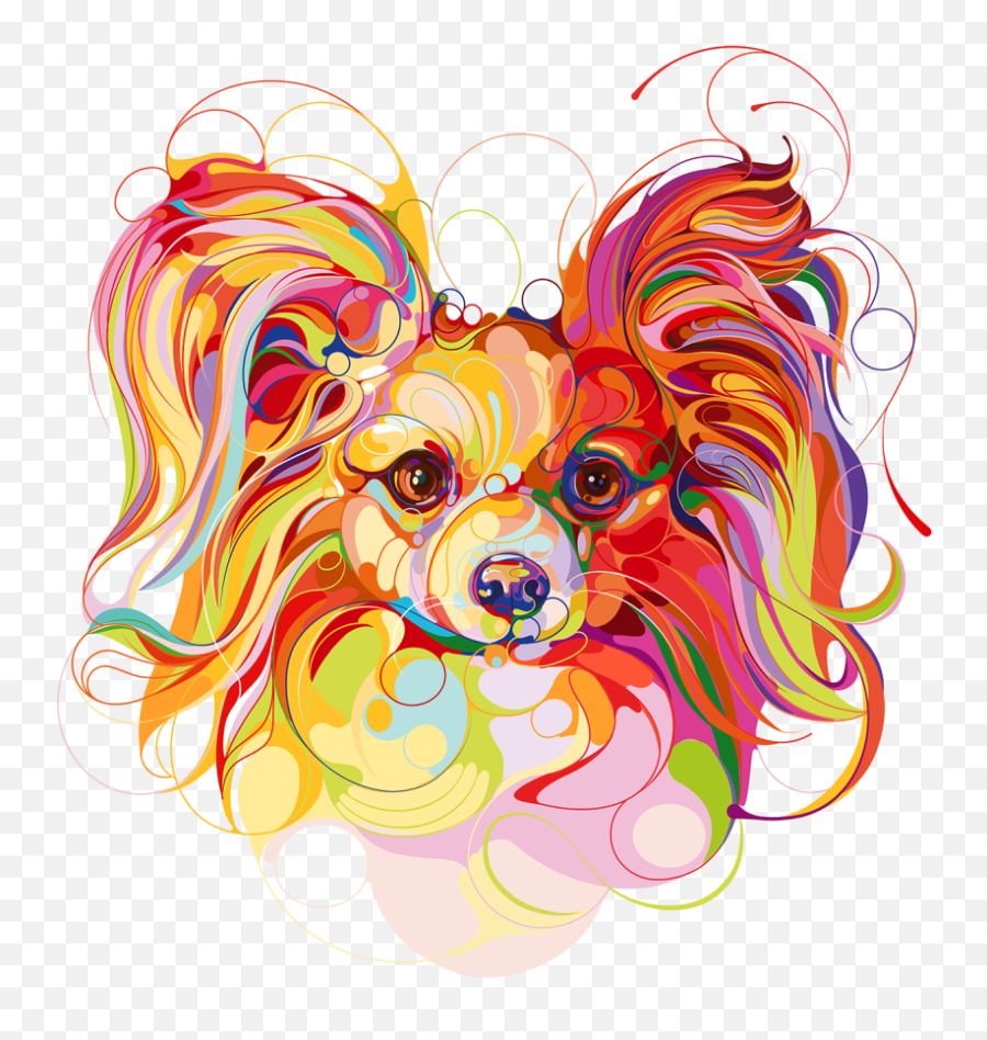 Illustrations Archives Graphic Art News - Colourful Dogs Emoji,Classical Building Emoji