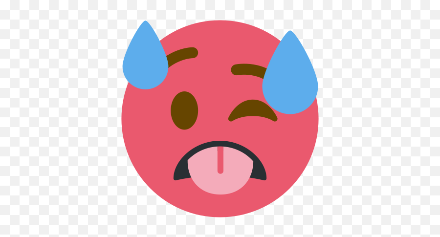 Emoji Remix On Twitter Hot Wink U003d Emoji - Emoji Hot Face,Wink Wink Emoji