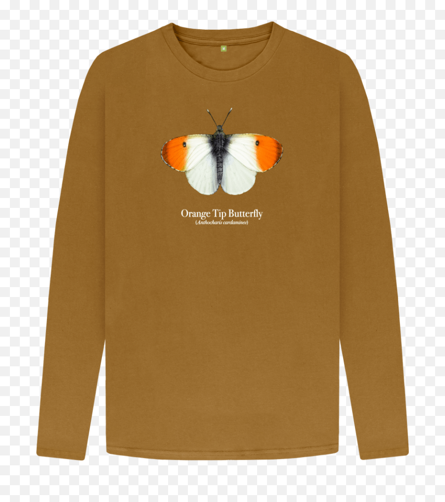 Orange Tip Butterfly Long Sleeved Top Emoji,Butterfly Emoji Combos
