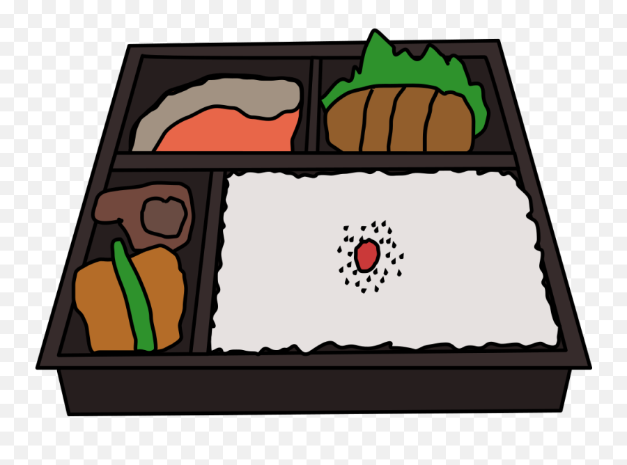 Japan Clipart Food Japan Food Transparent Free For Download - Rice Box Icon Png Emoji,Bento Emoji