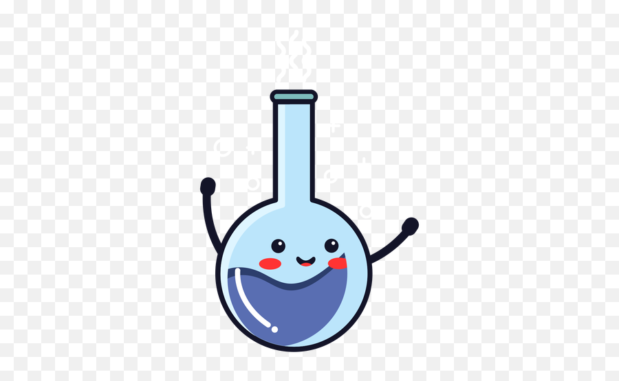 Cute Chemistry Flask Cartoon - Transparent Png U0026 Svg Vector File Cute Chemistry Png Emoji,Octopus Emoticon Meaning