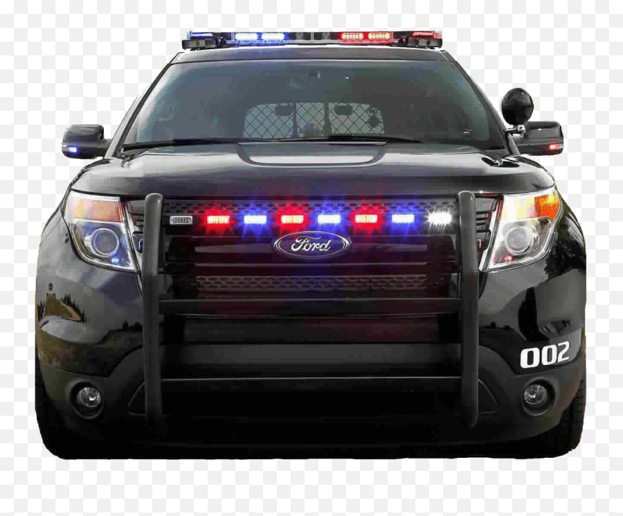 Police Lights Transparent 1 - 2011 Ford Explorer Police Interceptor Emoji,Police Car Emoji