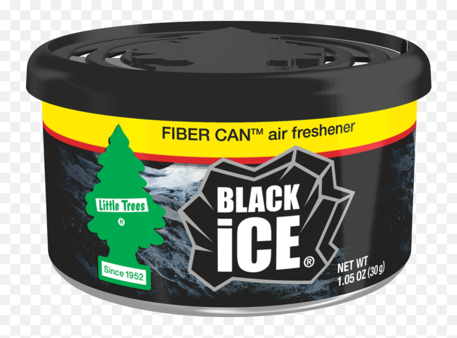 Little Trees Black Ice Fragrance Fibre - Little Trees Fiber Can Emoji,Emoji Air Freshener