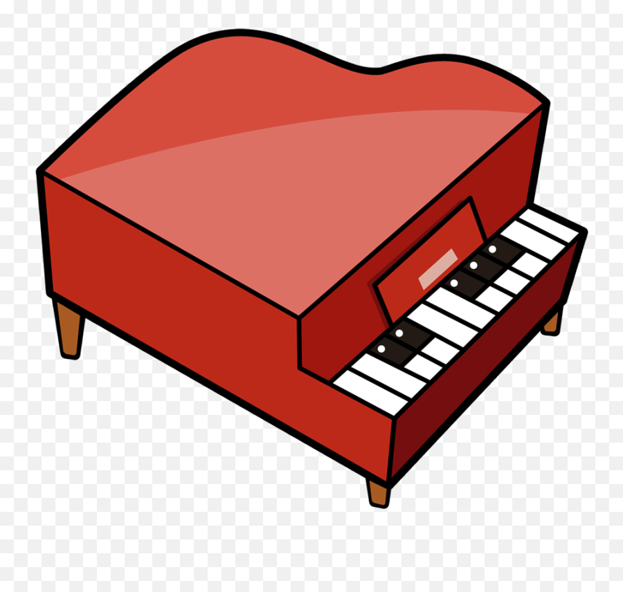 Upright Piano Clipart Free Clipart - Things That Produce Sounds Clipart Emoji,Man And A Piano Emoji
