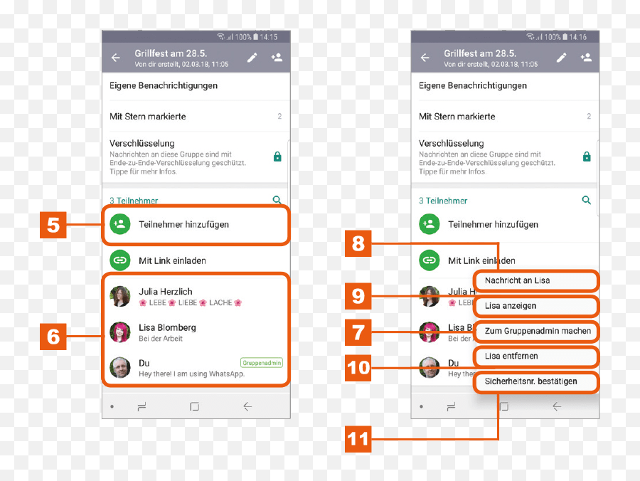 Whatsapp Android Für Einsteiger U2013 Gutekursede - Vertical Emoji,Whatsapp Emoji Neu