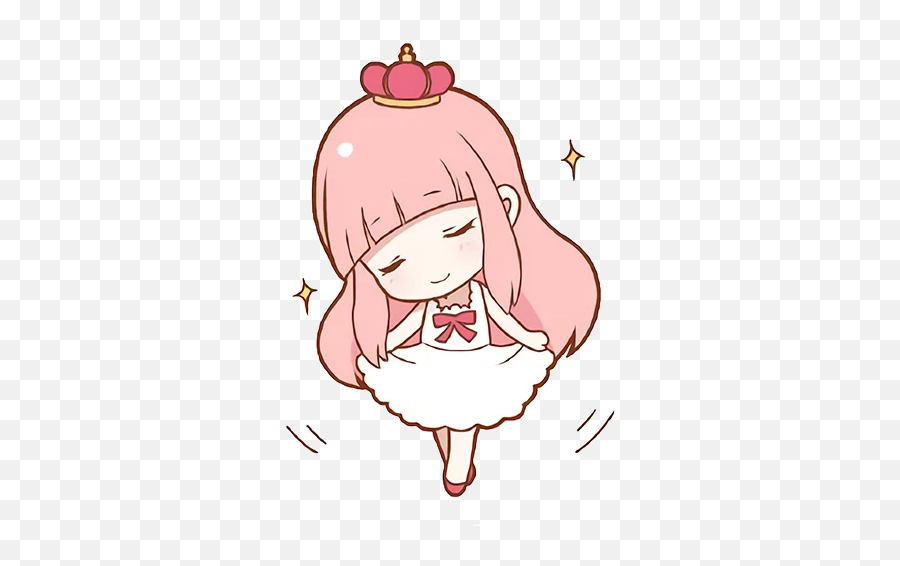 Telegram Sticker 34 From Collection Love Nikki - Nikki Chibi Emoji,Head On Forehead Emoji