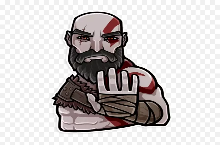 God Of War Stickers For Whatsapp - Sticker De Kratos Emoji,God Of War Emoji
