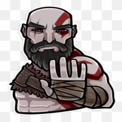 God Of War Stickers For Whatsapp - Sticker De Kratos Emoji,God Of War Emoji