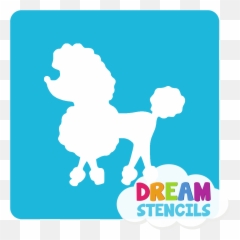 Poodle Glitter Tattoo Stencil - Hp82 5pc Pack Stencil Glitter Tattoo Unicornio Emoji,Pink Poodle Emoji