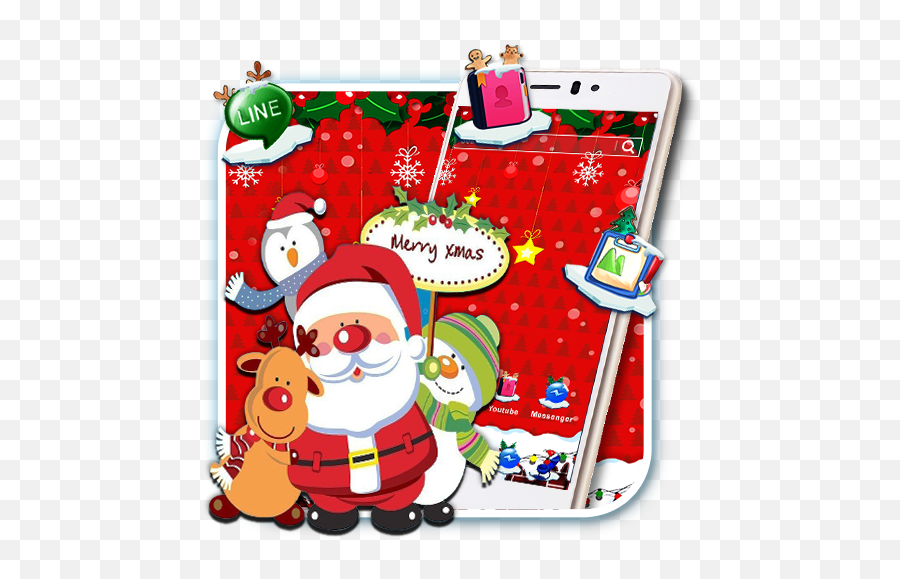 Cute Merry Christmas Launcher Theme Hd - Short Funny Christmas Poems Funny Poems Emoji,Christmas Emoji Cheats