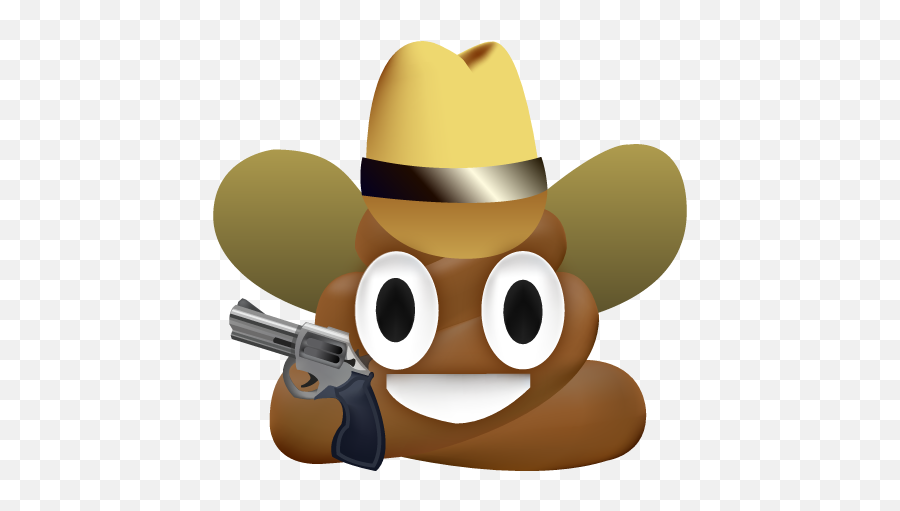 Feces Pile Of Poo Emoji Counter - Strike 16 Sticker Cowboy Poop Emoji With Cowboy Hat,Fedora Emoji