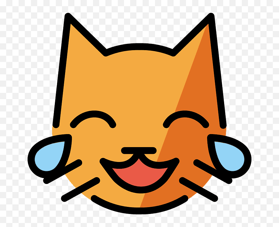 Cat Face With Tears Of Joy - Emoji Meanings U2013 Typographyguru,Tears Full Of Joy Emoji