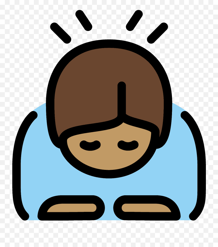 Person Bowing Emoji Clipart,Bowing Emoji