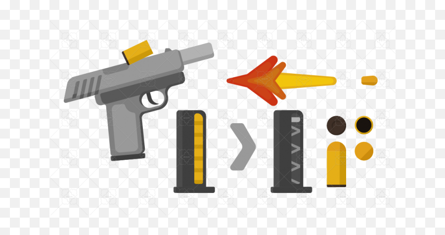 Search Gamedev Market - Weapons Emoji,Gun Rabbit Emoji