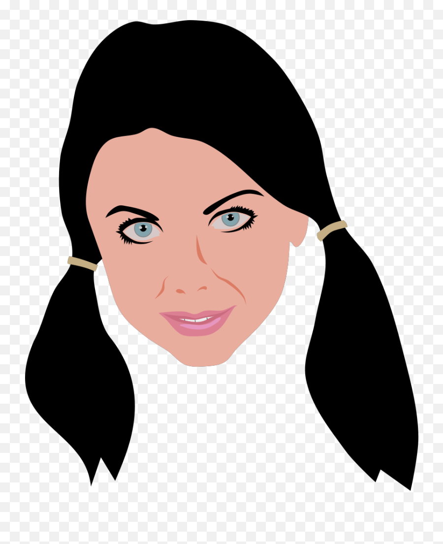 School Girl Png Svg Clip Art For Web - Download Clip Art Girl Head Png Emoji,Female Emoji Clipart