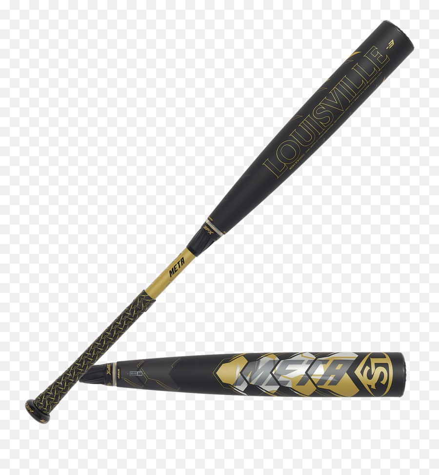Louisville Slugger Meta Bbcor Bat - Gold And Black Meta Bat Emoji,Lucille Baseball Bat Emojis