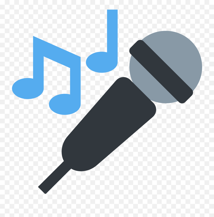 Microphone Emoji Meaning With - Microphone Sing Emoji,Singing Emoji