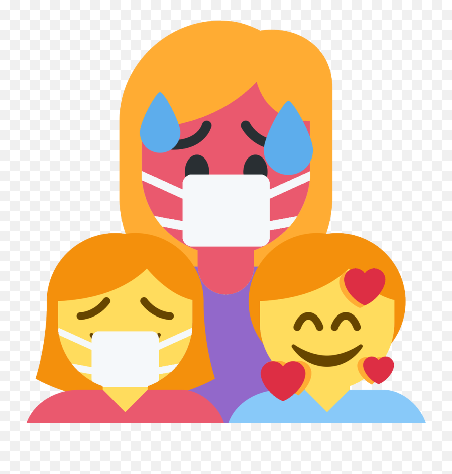 Emoji Face Mashup Bot On Twitter U200du200d Family Woman - Happy,Pensive Face Emoji