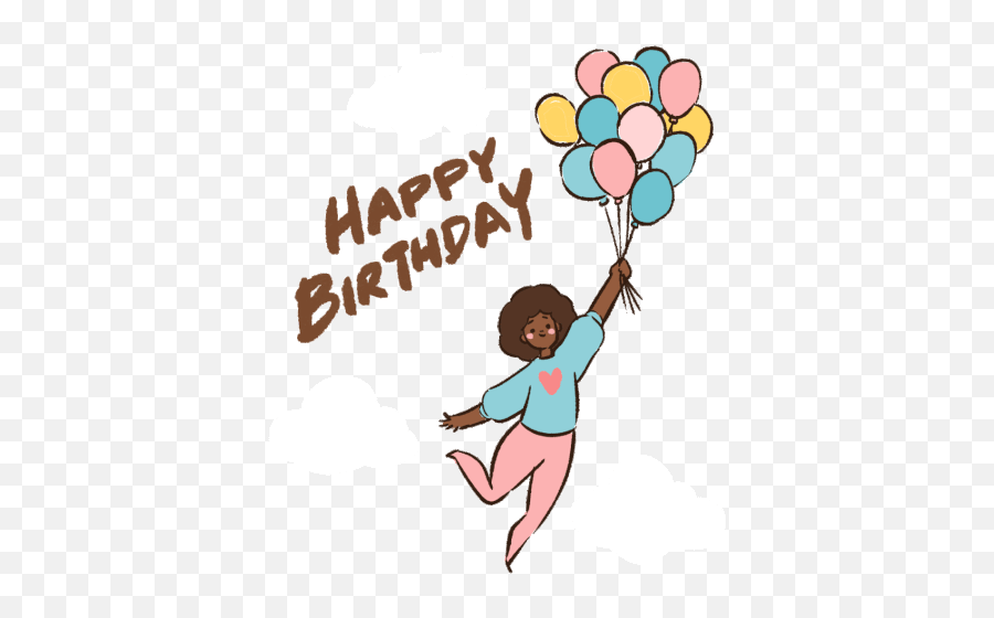 Sticker - Balloon Emoji,Happy Birthday African American Emojis