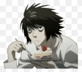 Death Stickers Set For Telegram - Depressed L Death Note Gif Emoji,Death Note Emojis