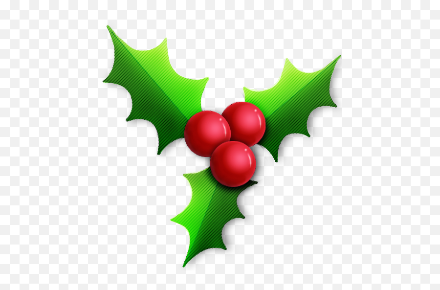 Holly Mistletoe Christmas Free Icon - Vector Christmas Icon Png Emoji,Mistletoe Emoticon Icon