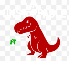 Am Unstoppable Trex Dinosaur Pun - Am Unstoppable Dinosaur Sticker Emoji,Funny Pun Emojis