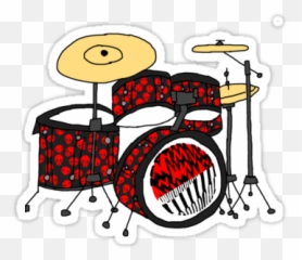 Custom Drum Set Emoji,Drummer Emoji