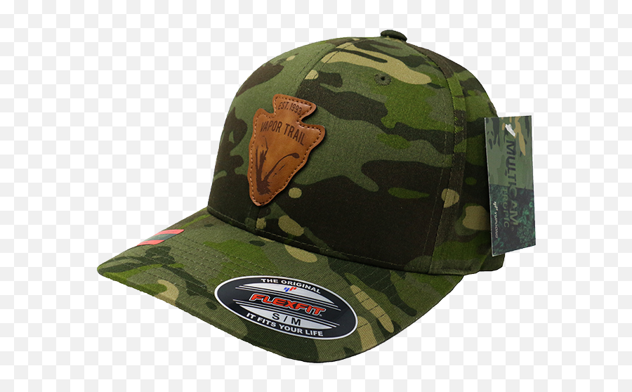 Tropic Camo Arrowhead Flexfit Hat - Military Camouflage Emoji,Camo Print Your Emotion