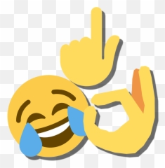 Lit Emoji Png Images - Laughing Emoji With Ok Hand,Its Lit Emoji