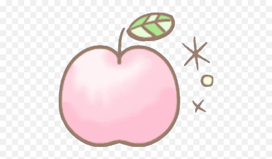 Sticker Maker - Pink Lovely Emojis,Emojis Of Apples