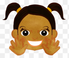 Smiling Twin Tail Girl Waving Her Hand - Cute2u A Free Cute Emoji,Smiley Face Waving Hands Emoji