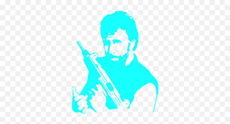 Chuck Norris Silhouette - Chuck Norris Emoji,Chuck Norris Emoji