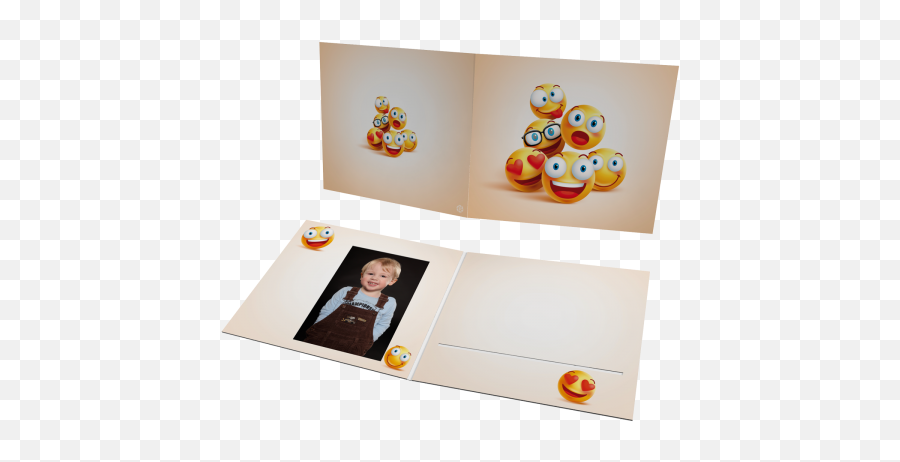 Pasche Mappen Schul - Und Kindergartenmappe Motiv Emoji,Papier Emoticons