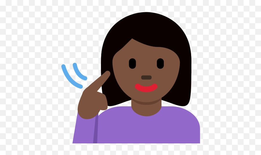 U200d Mulher Surda Pele Escura Emoji,Emoticons Shrug Shoulders