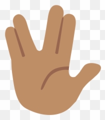 Vulcan Salute With Medium Skin Tone Emoji,Android Pregnant Emoji