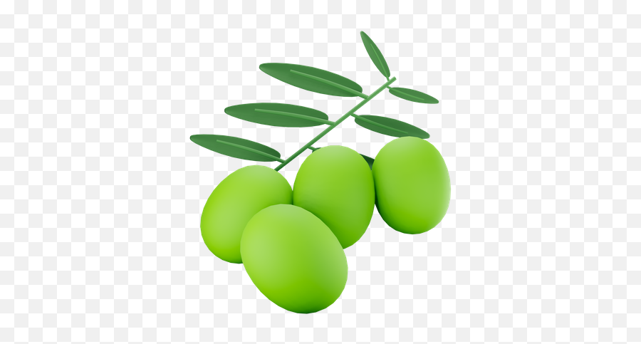 Premium Olives 3d Illustration Download In Png Obj Or Blend Emoji,Olive Oil Emoji