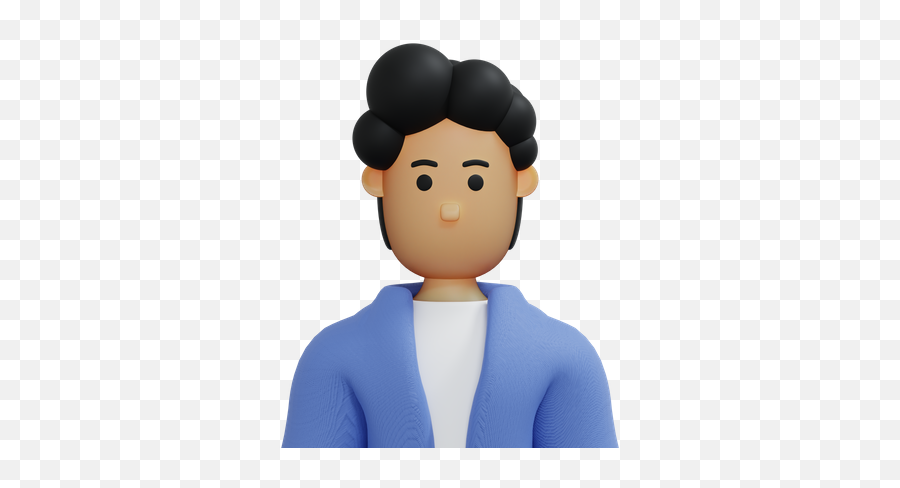 Premium Businessman 3d Illustration Download In Png Obj Or Emoji,Man Shrugging Emoji Black Hair