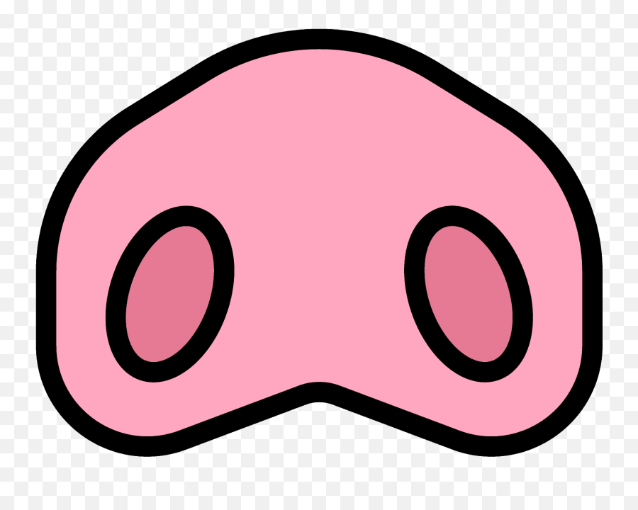 Pig Nose Emoji - Dot,Woman Pig Emoji