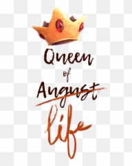 Queen Of August Womens Birthday T - Shirt In 2020 Birthday Language Emoji,Women's March Emoji
