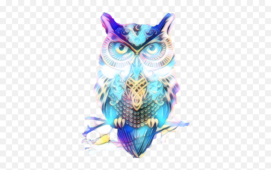 Largest Collection Of Free - Toedit Wisdom Owl Images Great Horned Owl Emoji,Owl Text Emoticon
