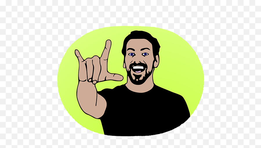 Asl - Say Mean In Sign Language Emoji,Asl Emotion Signs