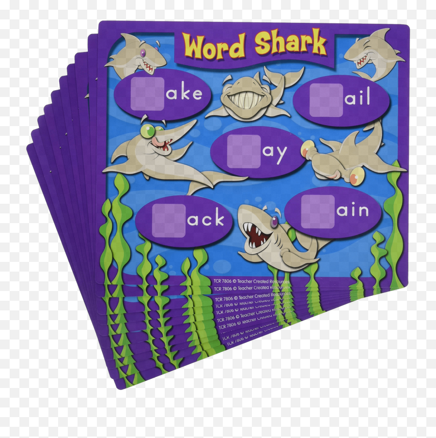 Word Shark Word Chunks Game - Fictional Character Emoji,Emotions Word Mat