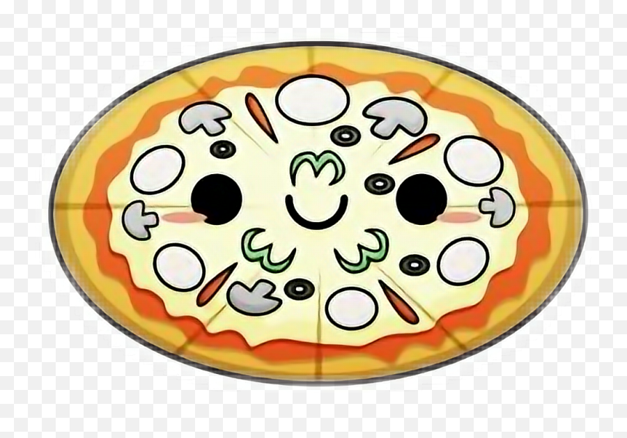 Pin By 2 The Moon And Back On Morning Picsart Stickers - Acessorios Kawaii Para Imprimir Comidas Emoji,Pizza Emoji Sticker